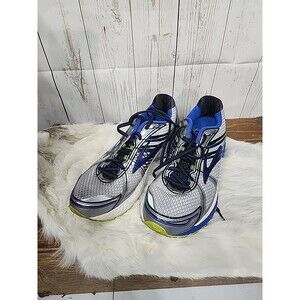 Brooks GTS DNA Women NARROW Sz 9.5 M GTS Running Shoes Blue Silver